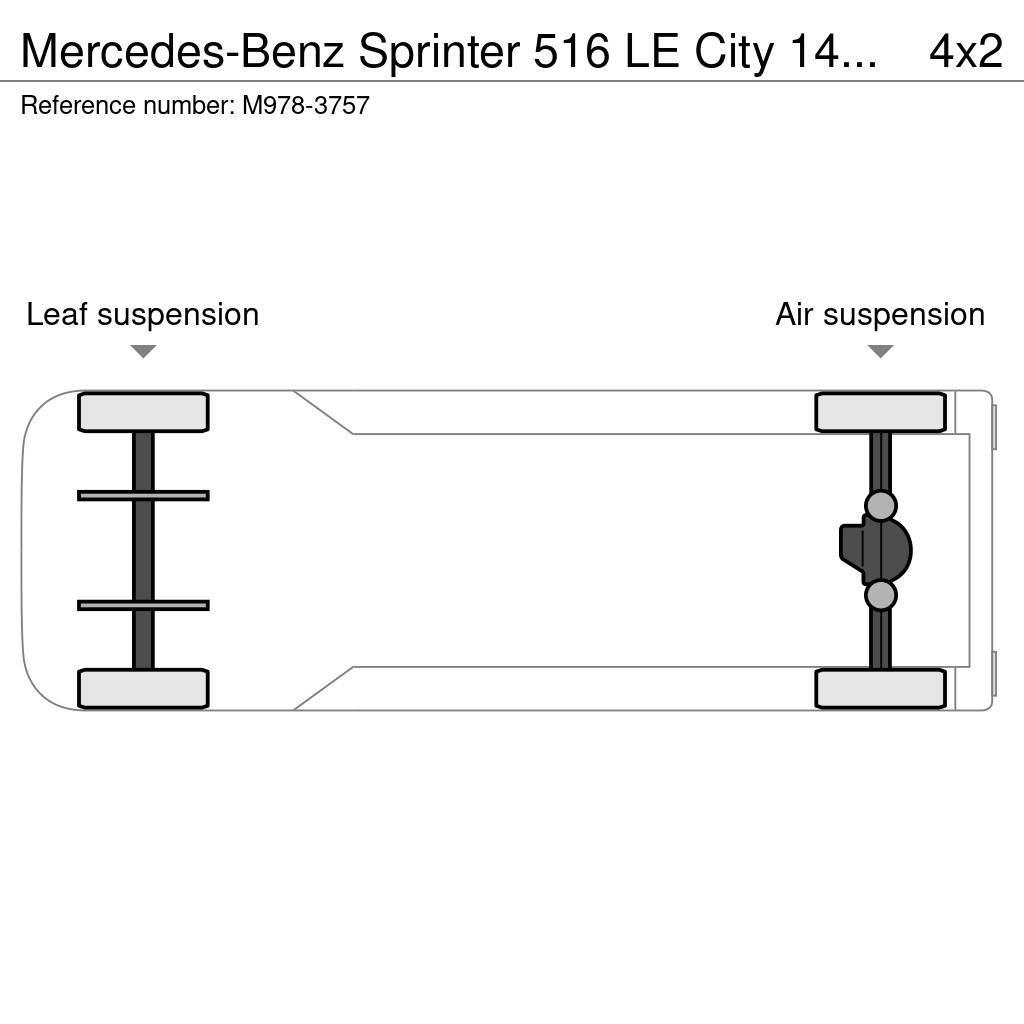 Mercedes-Benz Sprinter 516 LE City 14 PCS AVAILABLE / PASSANGERS Minibussen