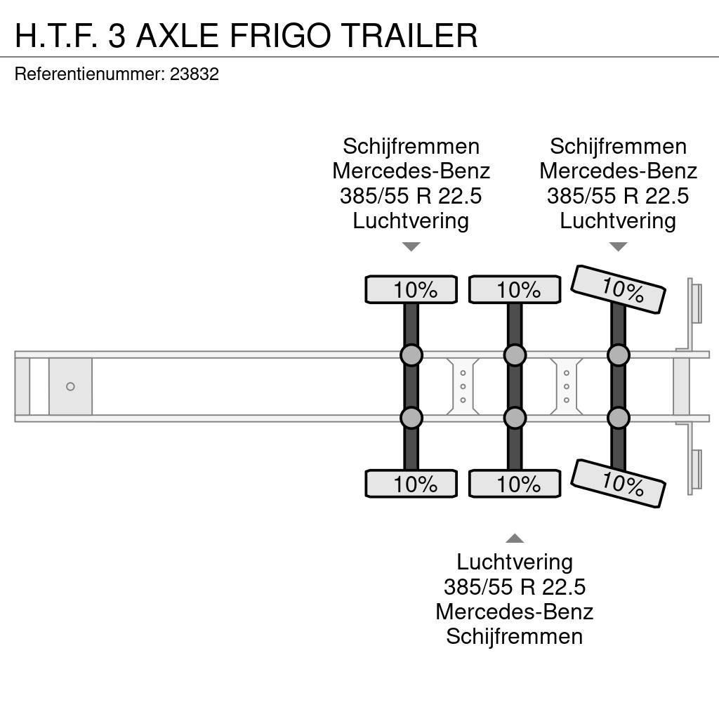  H.T.F. 3 AXLE FRIGO TRAILER Koel-vries opleggers