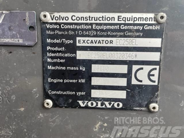 Volvo EC 250 EL Rupsgraafmachines