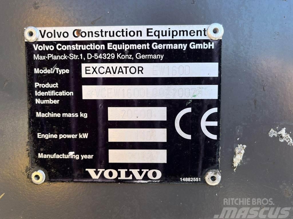 Volvo EW 160 D AC / CENTRAL LUBRICATION Wielgraafmachines
