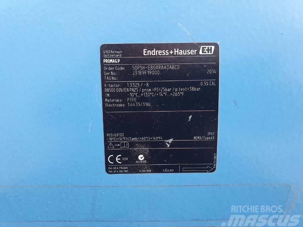 Endres Hanser Flowmeter DN500 Waterpompen