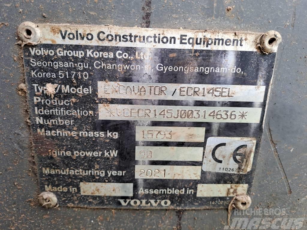 Volvo ECR 145 EL Rupsgraafmachines