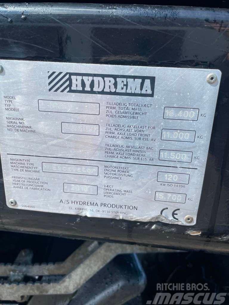 Hydrema MX 14 Wielgraafmachines