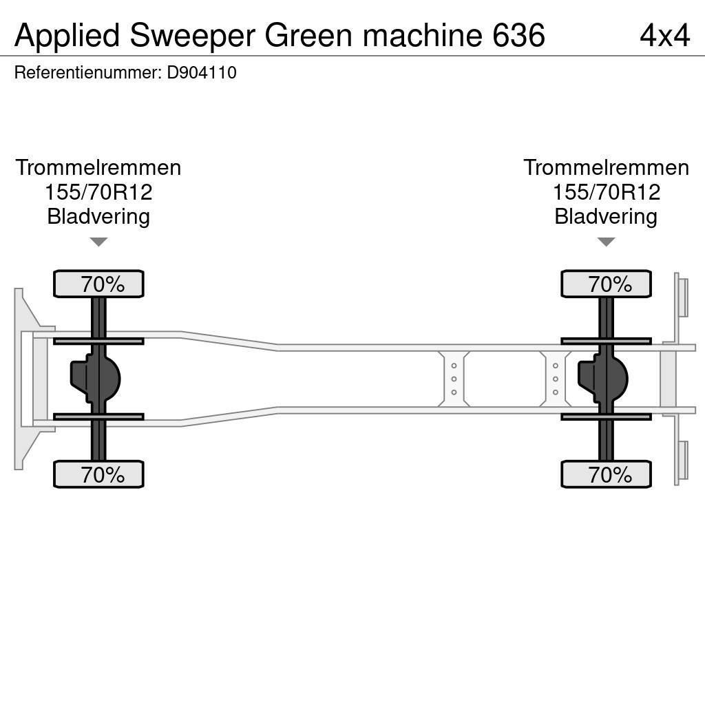Applied sweeper Green machine 636 Kolkenzuigers