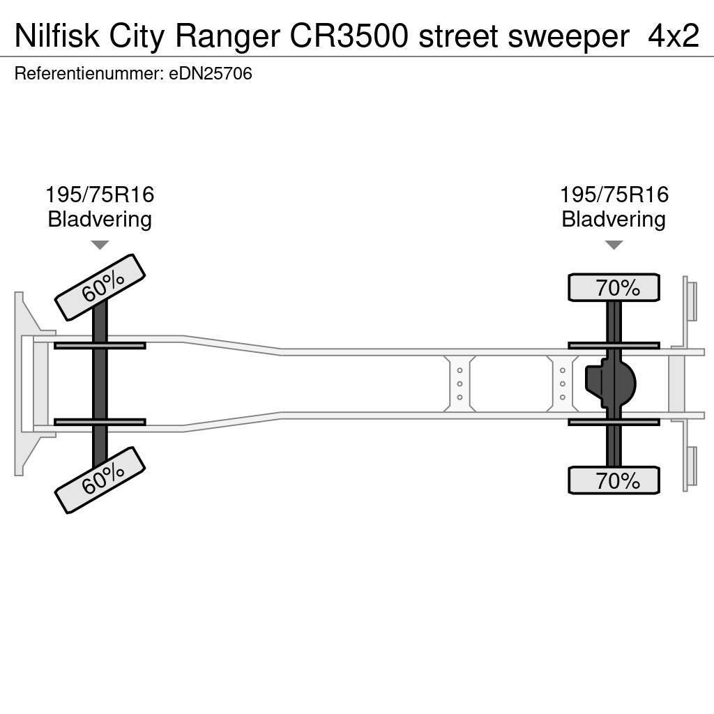 Nilfisk City Ranger CR3500 street sweeper Kolkenzuigers