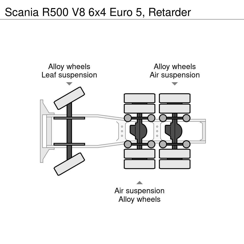 Scania R500 V8 6x4 Euro 5, Retarder Trekkers