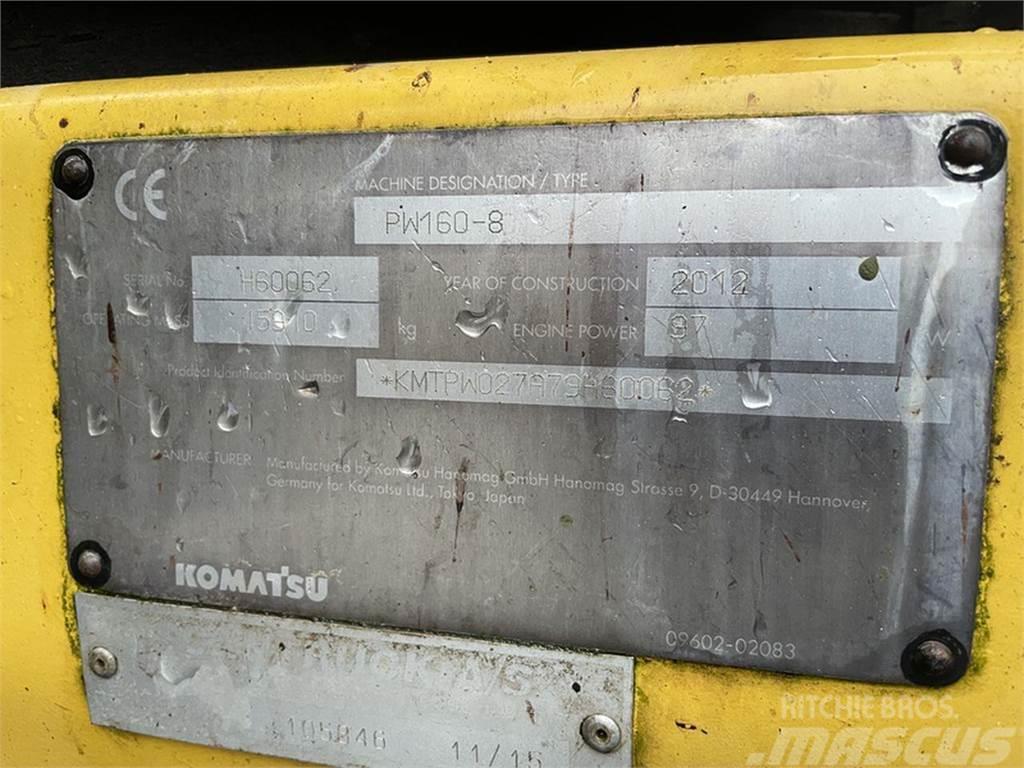 Komatsu PW160-8 Wielgraafmachines