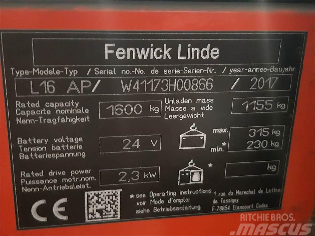 Fenwick L16AP Meeloop stapelaar
