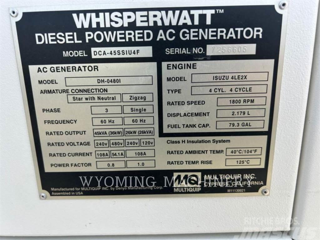MultiQuip DCA45SS Overige generatoren