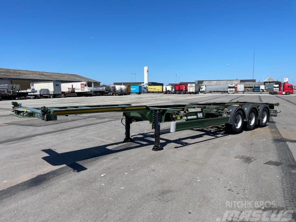 Kässbohrer Multi 3 axle High Cub Container Chassis 20/30/40" Containerchassis
