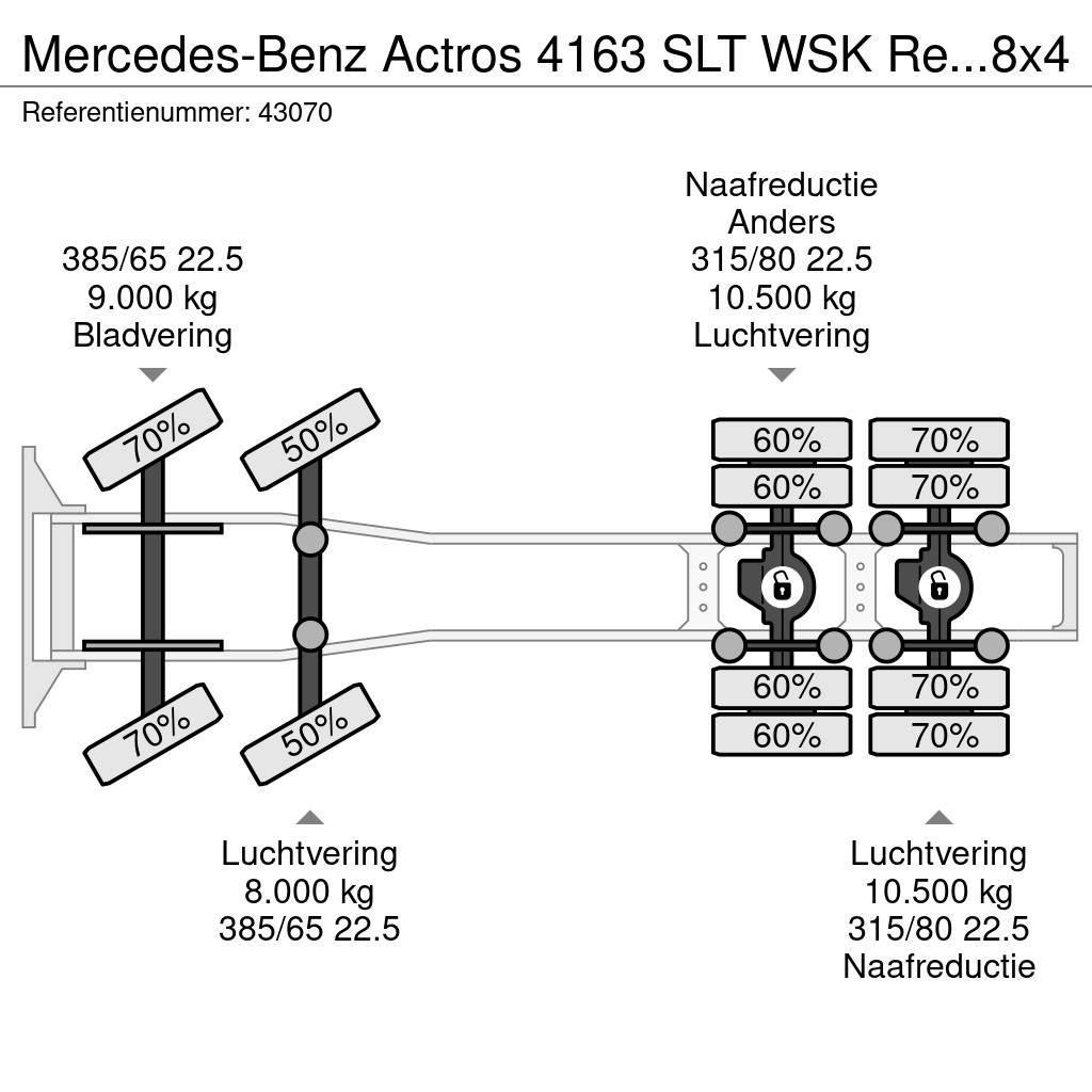 Mercedes-Benz Actros 4163 SLT WSK Retarder 8x4 Push and Pull 250 Trekkers