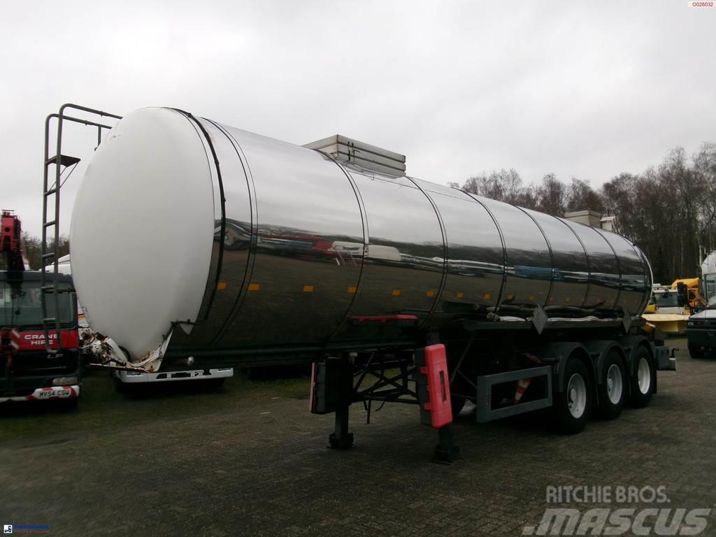 Metalovouga Bitumen / heavy oil tank inox 26.9 m3 / 1 comp Tankopleggers