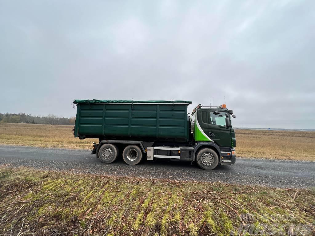 Scania G 400 Vrachtwagen met containersysteem