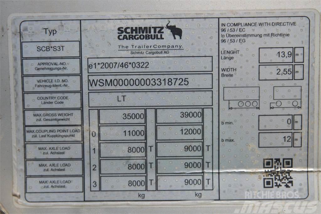 Schmitz Cargobull SCS24 Standart Curtainsider Varios, ARM, ALU, LR Schuifzeilopbouw