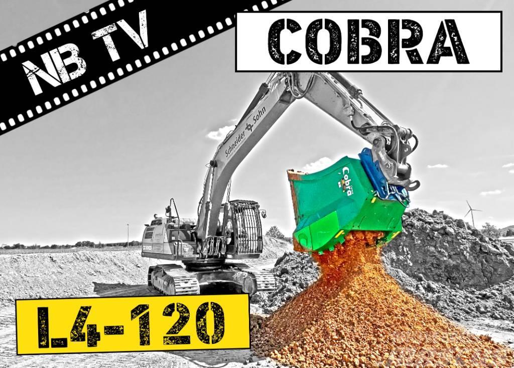Cobra Siebschaufel L4-120 | Schaufelseparator Bagger Puinbakken