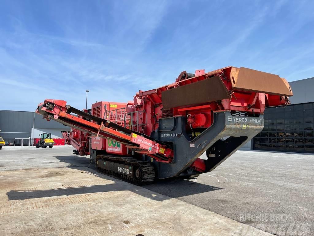 Terex Finlay I110RS Tracked Impact Crusher with screen deck Vergruizers