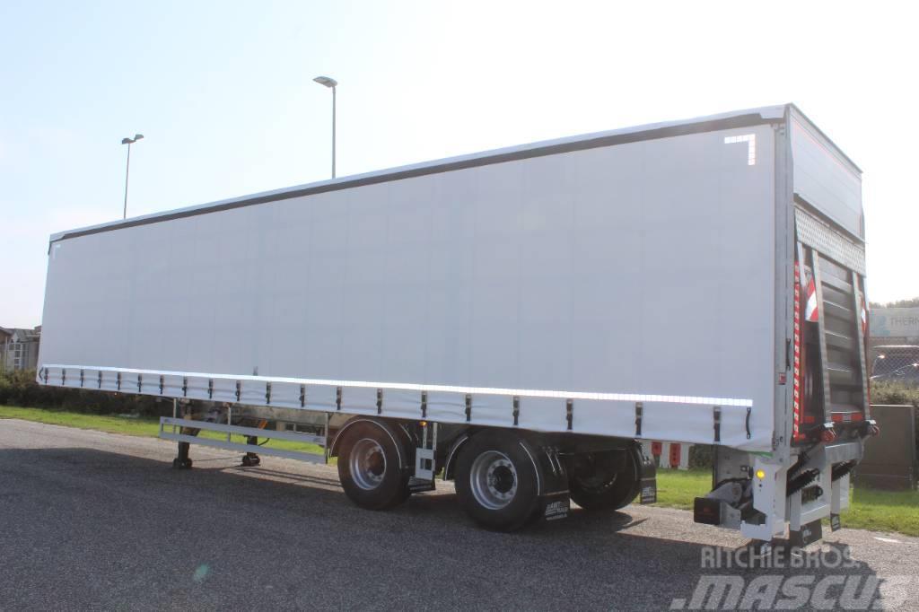 AMT 2 akslet city trailer med lift og TRIDEC- CI200 Schuifzeilen