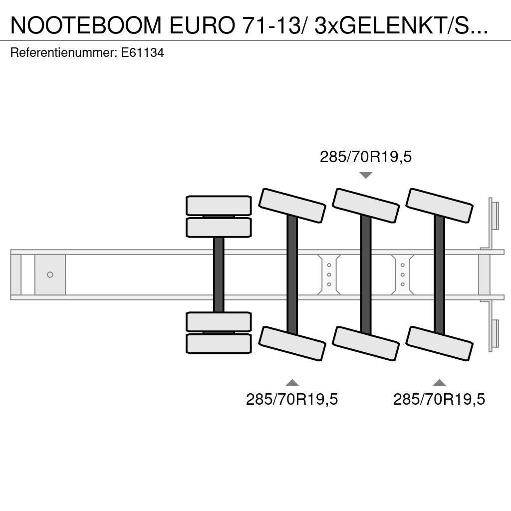Nooteboom EURO 71-13/ 3xGELENKT/STEERING/DIR. Diepladers