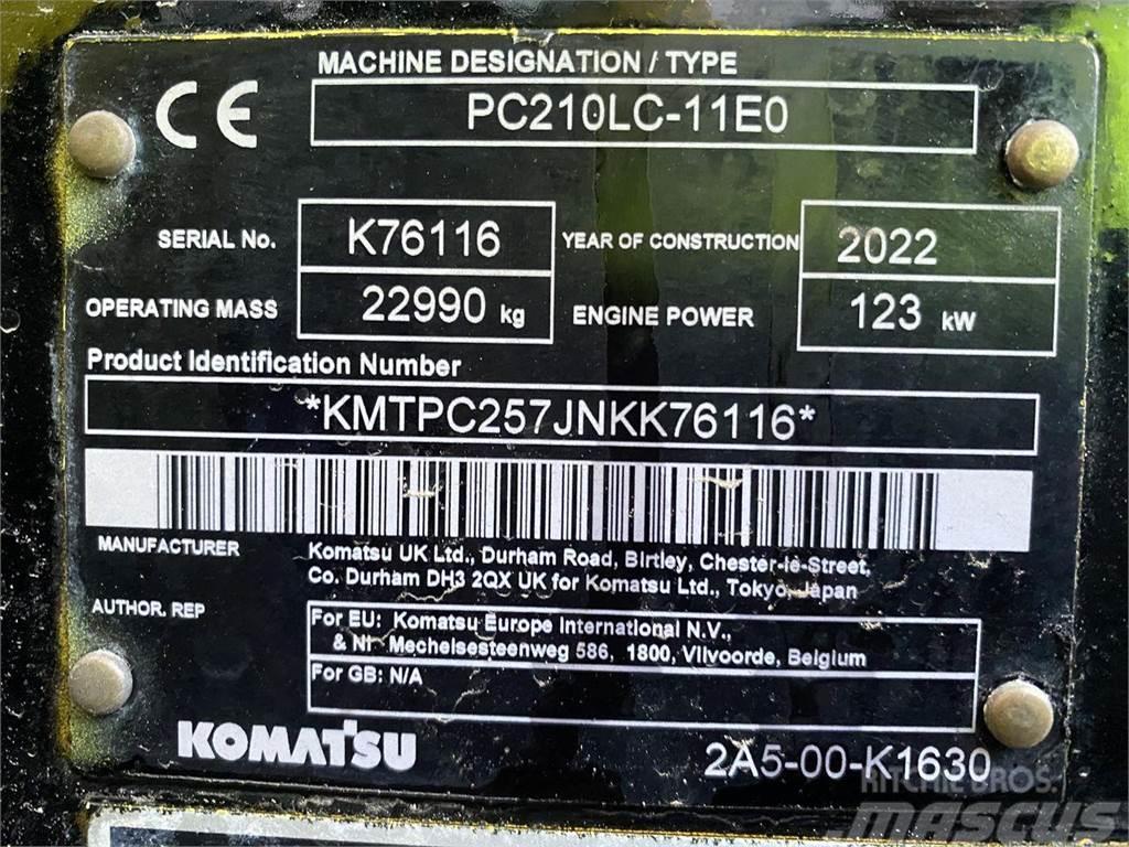 Komatsu PC210LC-11EO Rupsgraafmachines