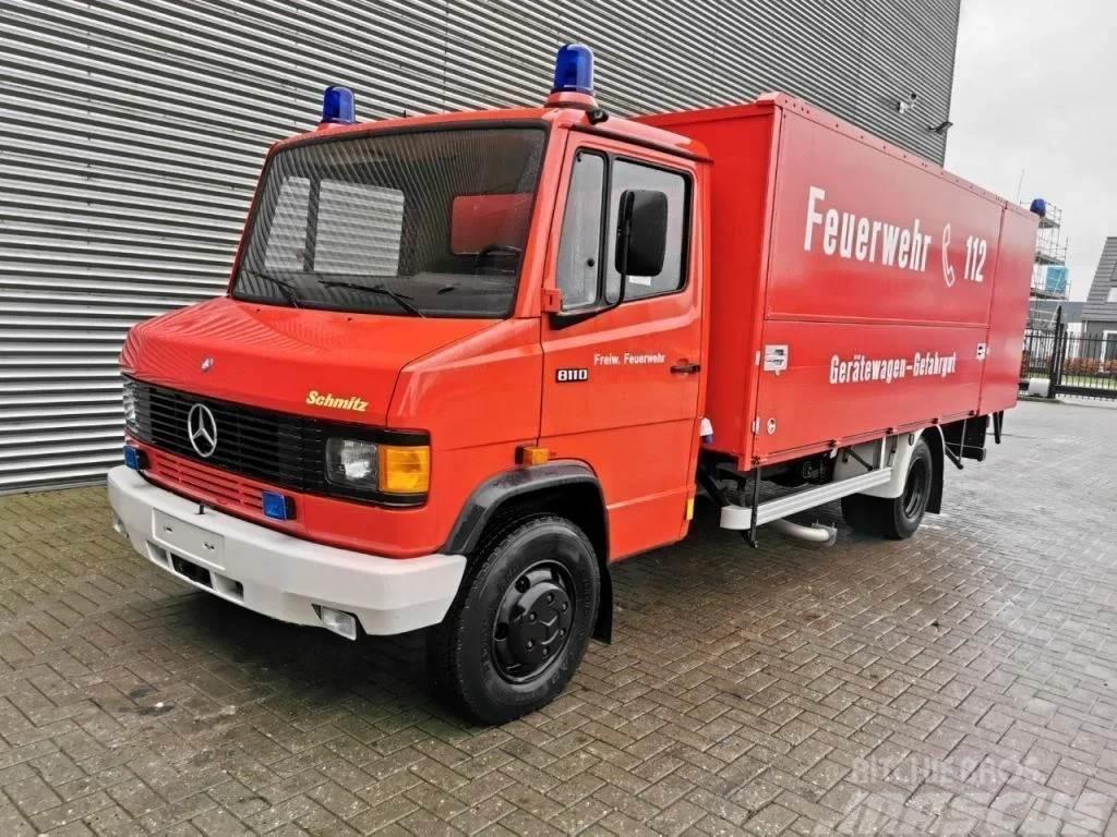 Mercedes-Benz 811 D 4x2 Feuerwehr 10.000 KM! Brandweerwagens