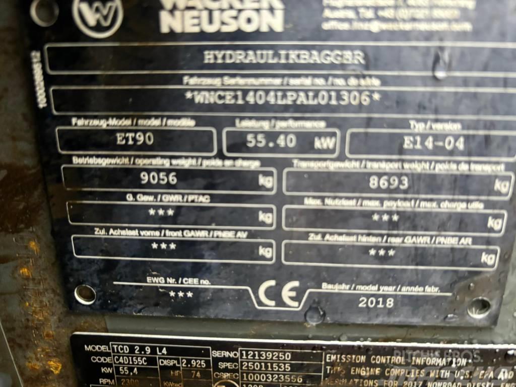 Neuson ET90 *Powertilt Midigraafmachines 7t - 12t