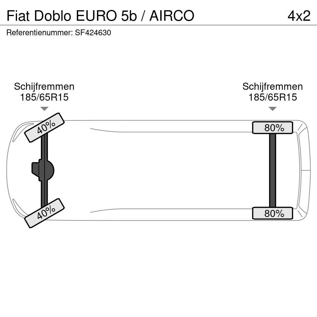 Fiat Doblò EURO 5b / AIRCO Gesloten opbouw