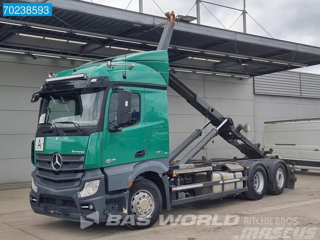 Mercedes-Benz Actros 2545 6X2 Meiller RK 2070 Hooklift StreamSpa Vrachtwagen met containersysteem
