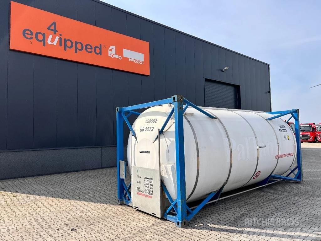  UBH FOODSTUFF 20FT ISO 24.700L/1-comp., tankcontainers