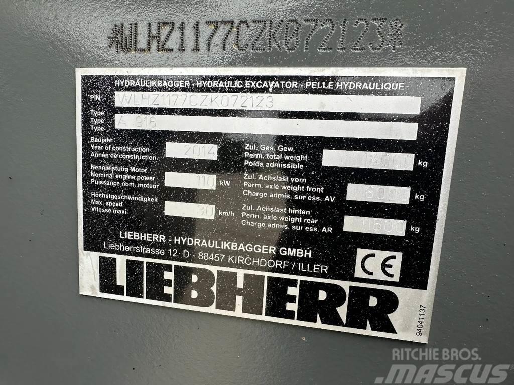 Liebherr A916 Litronic Wielgraafmachines