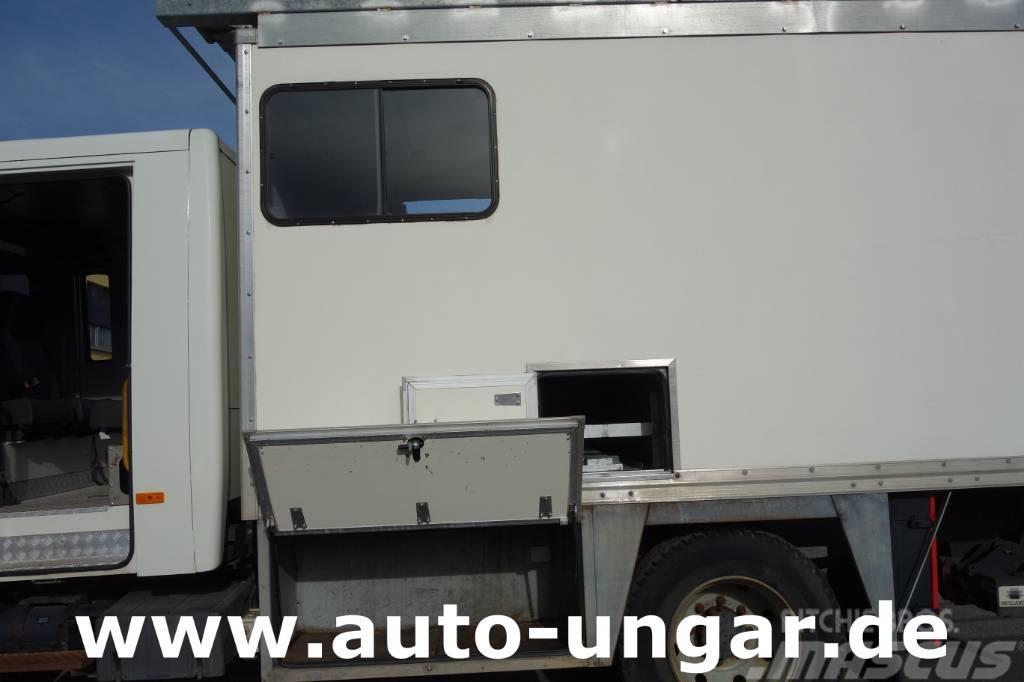 Iveco Eurocargo 120E225Doka Koffer mobile Werkstatt LBW Bakwagens met gesloten opbouw