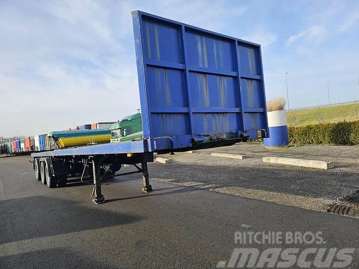 Contar B1828 dls| heavy duty| flatbed trailer with contai Vlakke laadvloeren