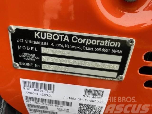 Kubota KX040-4 Minigraafmachines < 7t