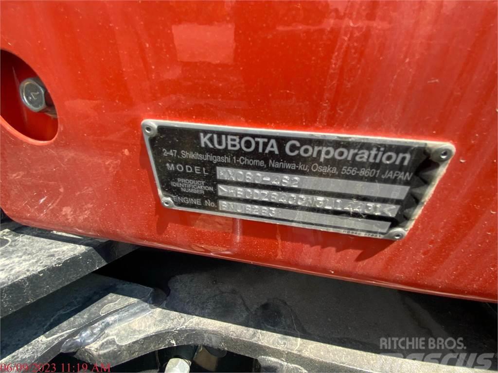 Kubota KX080-4 Rupsgraafmachines