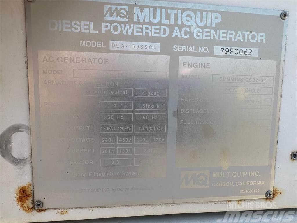 MultiQuip WHISPERWATT DCA150SSCU Overige generatoren
