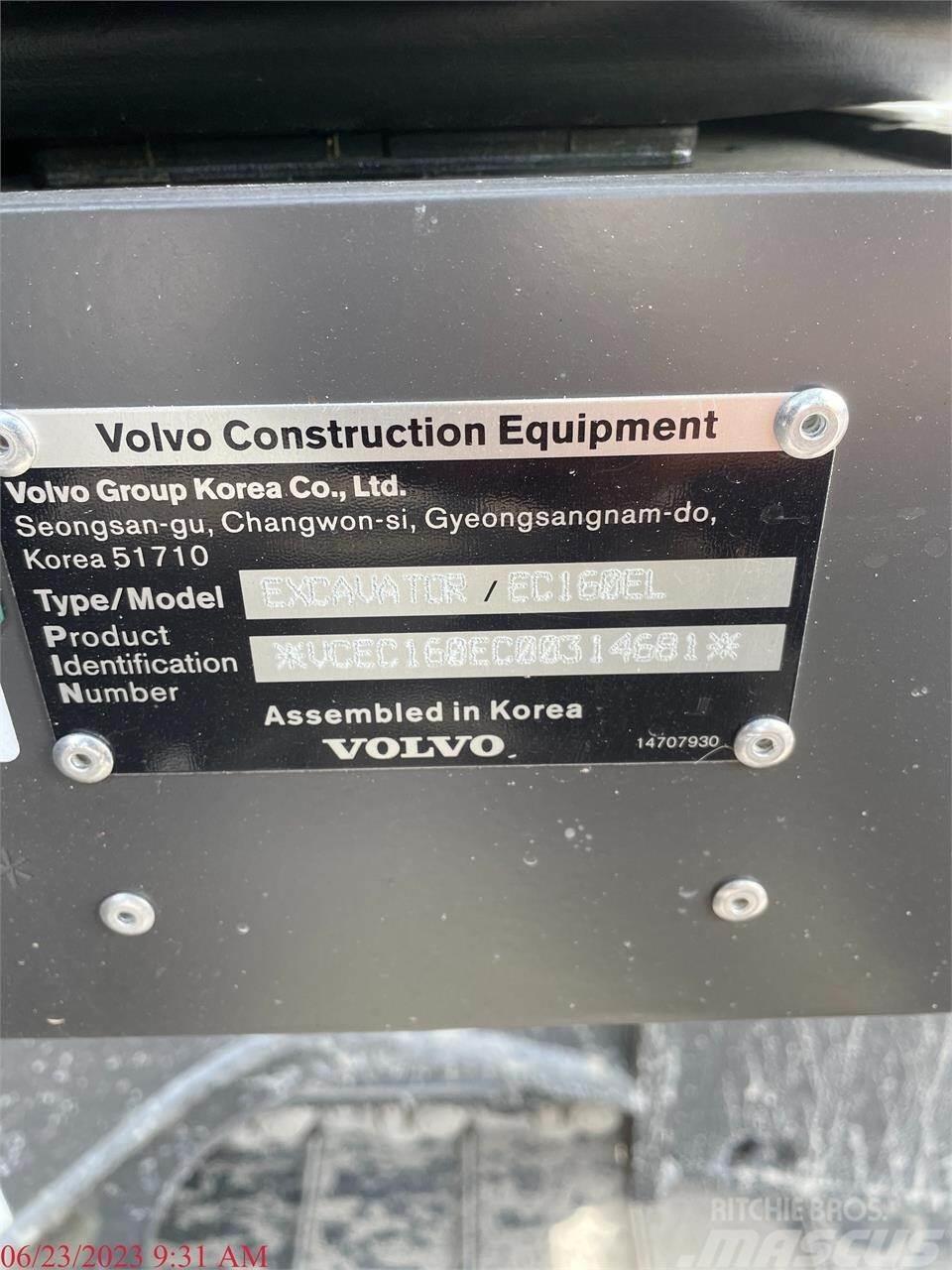 Volvo EC160EL Rupsgraafmachines
