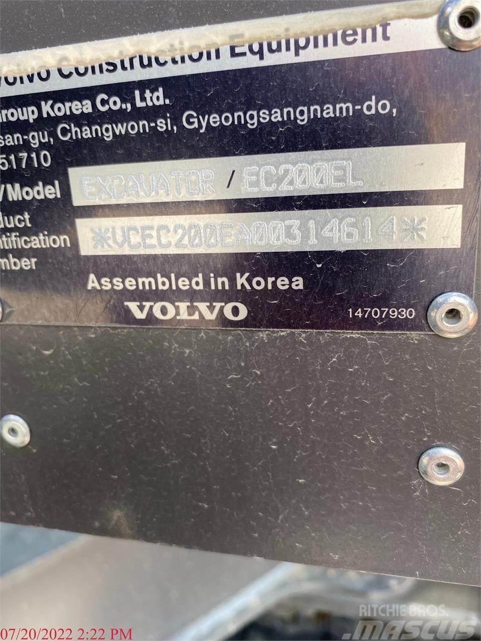 Volvo EC200EL Rupsgraafmachines