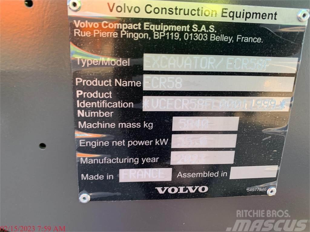 Volvo ECR58F Rupsgraafmachines