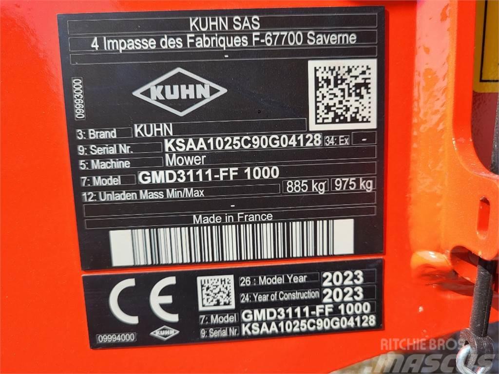 Kuhn GMD 3111 FF / 1000 Maaikneuzers