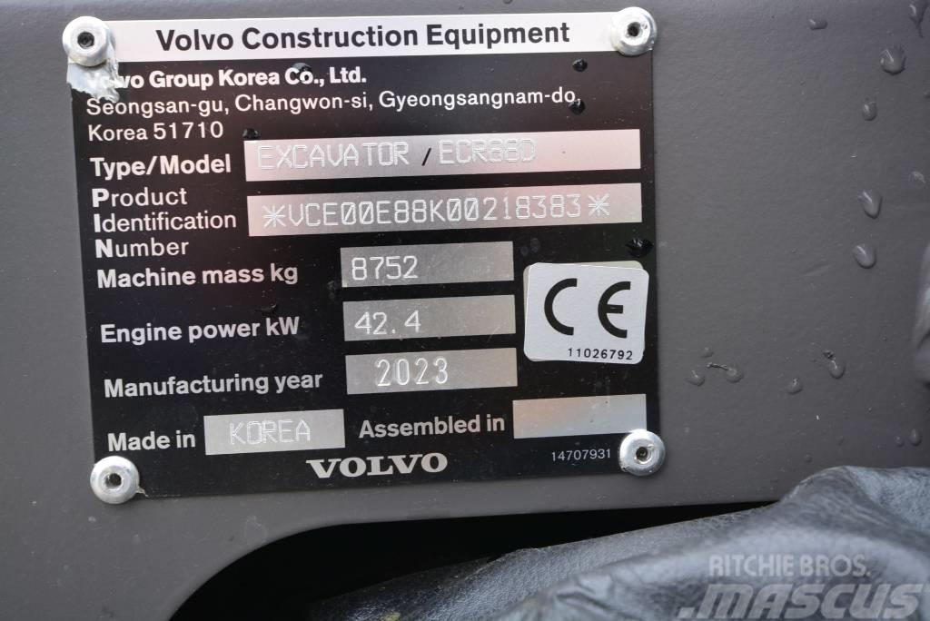 Volvo ECR 88 D Pro Midigraafmachines 7t - 12t