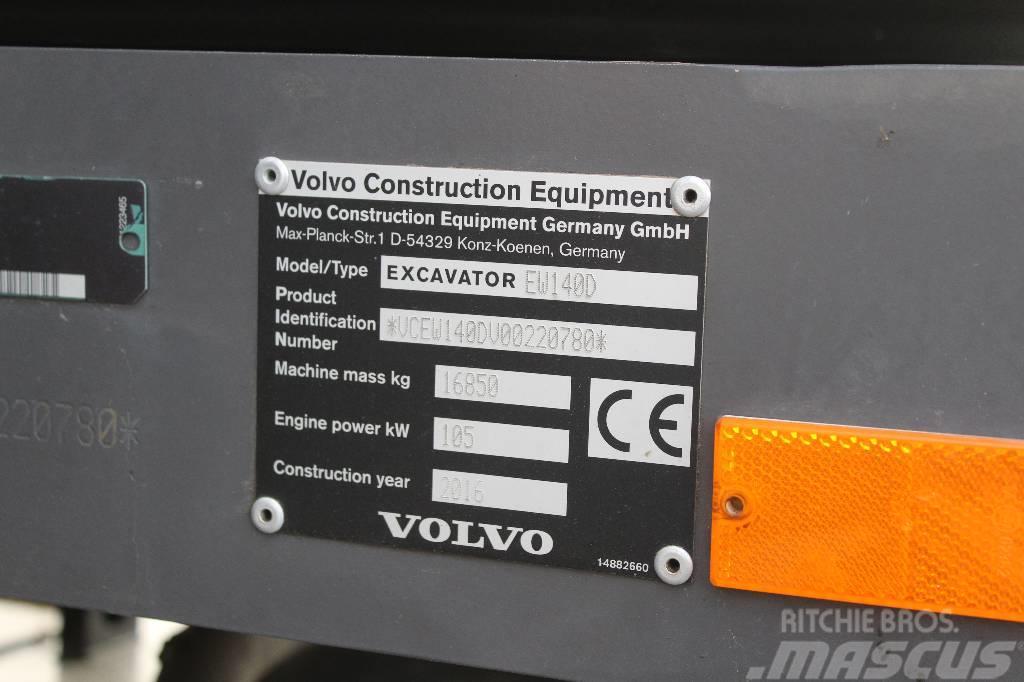 Volvo EW 140 D / Pyörittäjä, Kärry, Rasvari, Ym! Wielgraafmachines