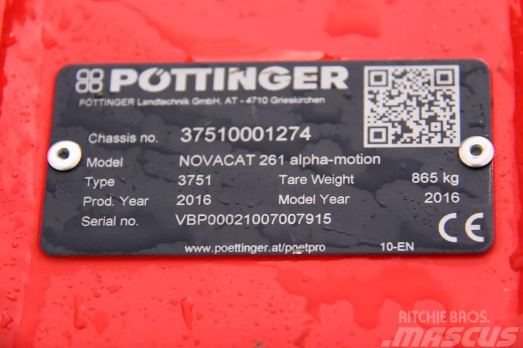 Pöttinger Novacat Alpha-Motion 261 Gemonteerde en gesleepte maaiers