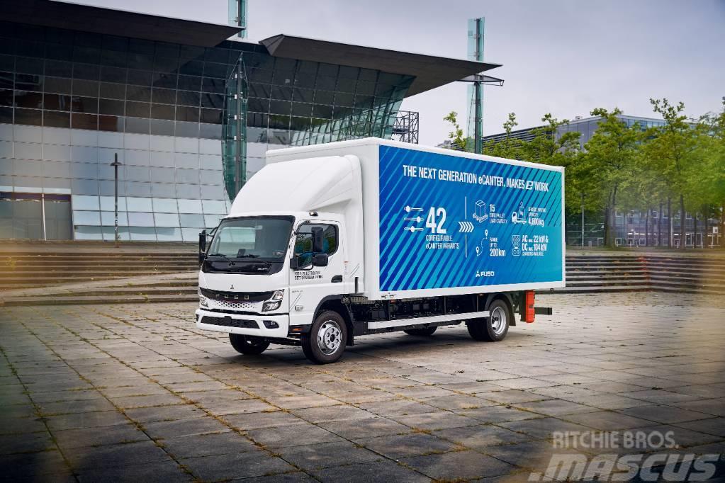 Fuso eCanter el lastbil 8,55 ton transportskåp Bakwagens met gesloten opbouw