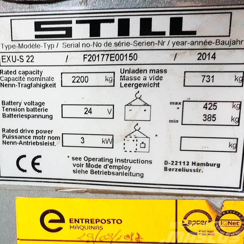 Still EXUS22 Electro-pallettrucks