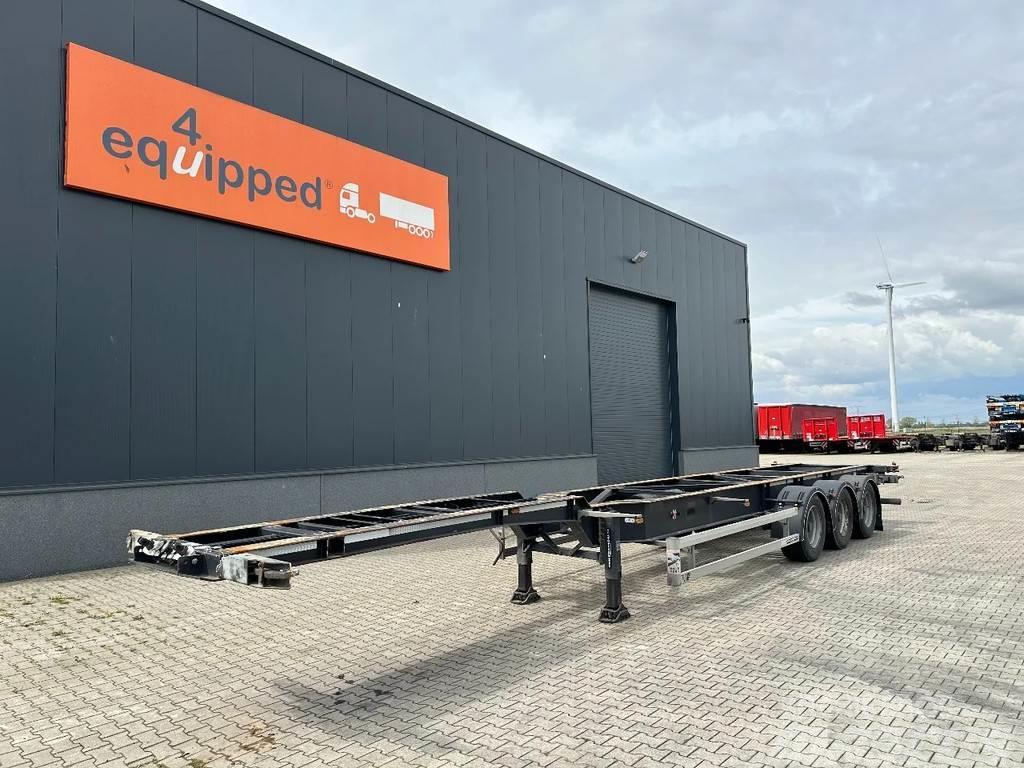LAG 40FT/45FT HC, BPW+drum, empty weight: 4.120kg, NL- Containerchassis