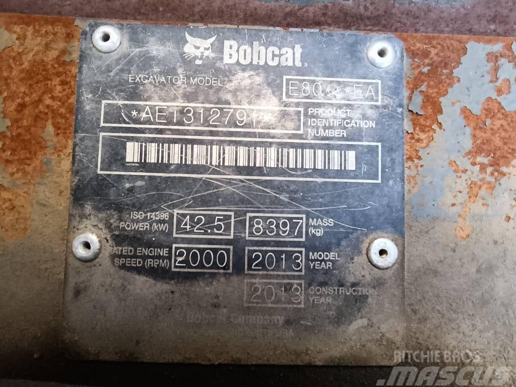 Bobcat E 80 EA Midigraafmachines 7t - 12t
