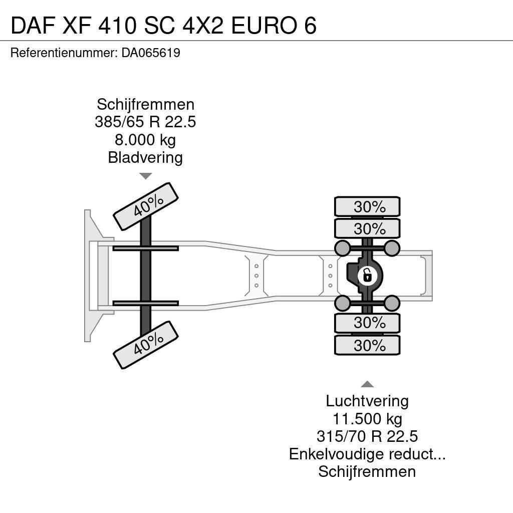 DAF XF 410 SC 4X2 EURO 6 Trekkers