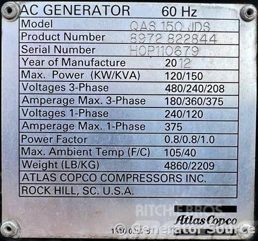Atlas Copco 120 kW - FLORIDA Diesel generatoren