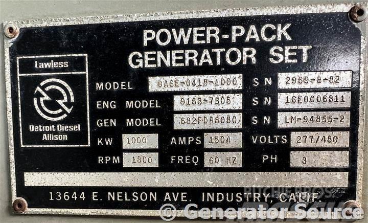Detroit 1000 kW - JUST ARRIVED Diesel generatoren