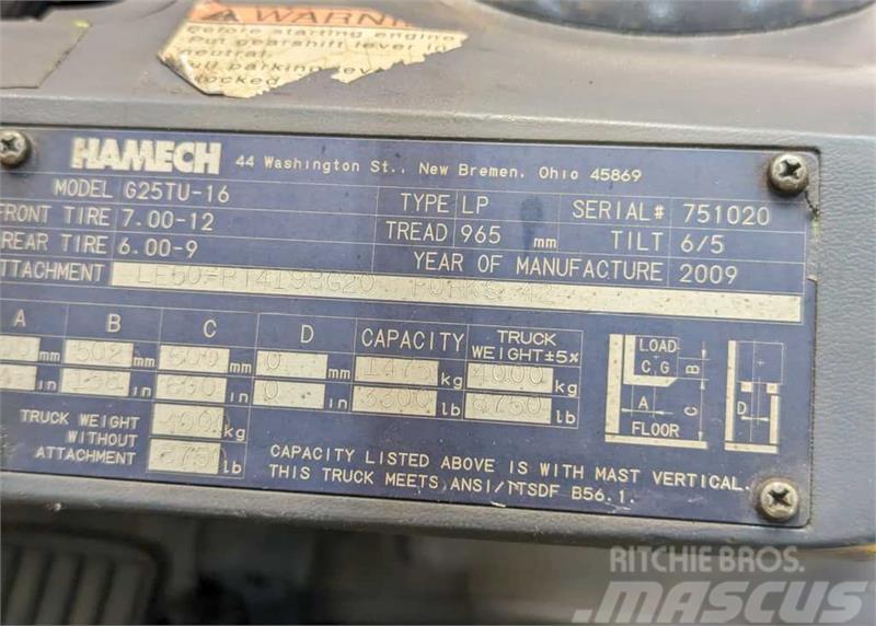 Hamech G25T-16 Heftrucks overige