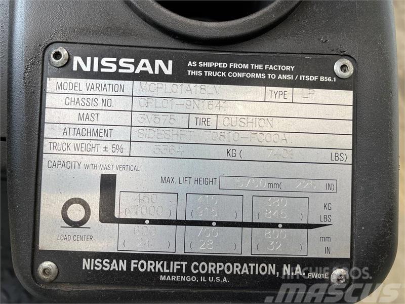 Nissan MCPL01A18LV Heftrucks overige